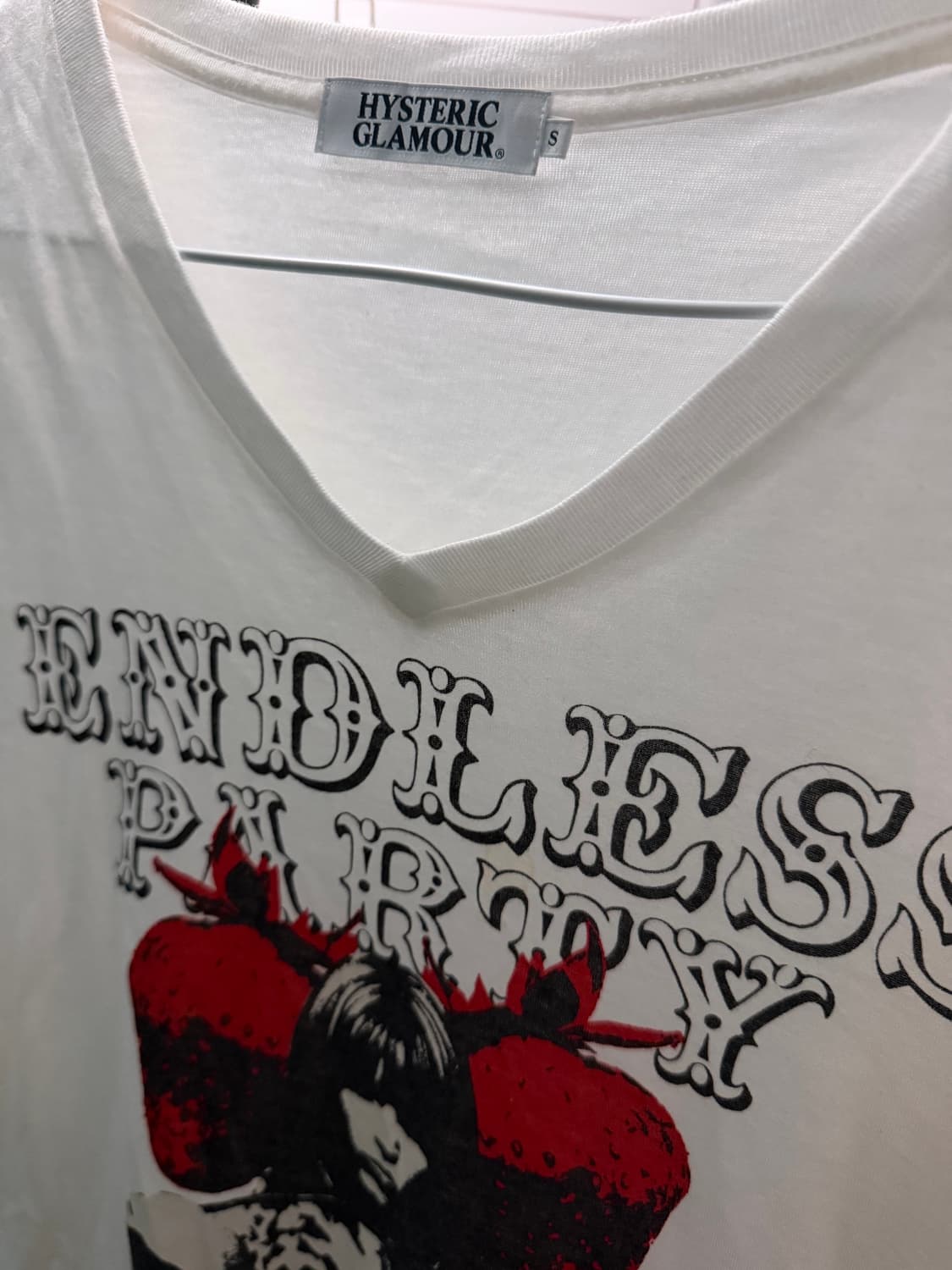 히스테릭글래머 endless party 아카이브 롱슬리브 화이트 상품이미지4