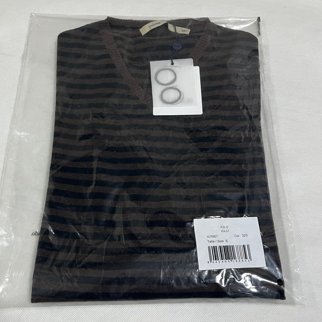 [XS,S]팔로마울 Iglú 스트라이프 니트/브라운 상품이미지4