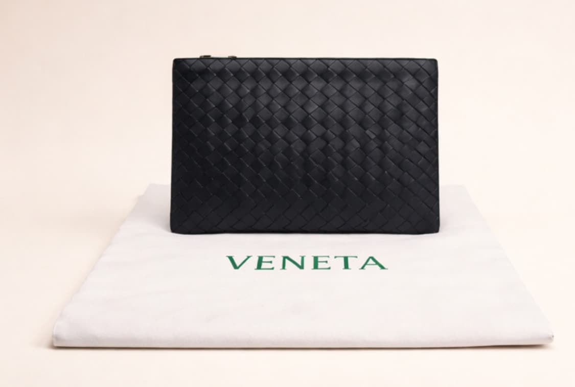 [A급] 보테가 베네타 블랙 도큐먼트 케이스 클러치 판매합니다!!! 상품이미지1
