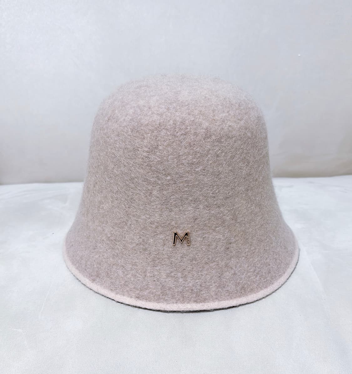[새제품] 마스케라 울 버킷햇 베이지 상품이미지1