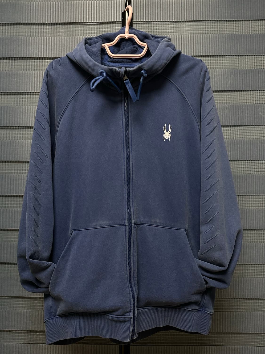 스파이더 네이비 후드집업 xxl 상품이미지1