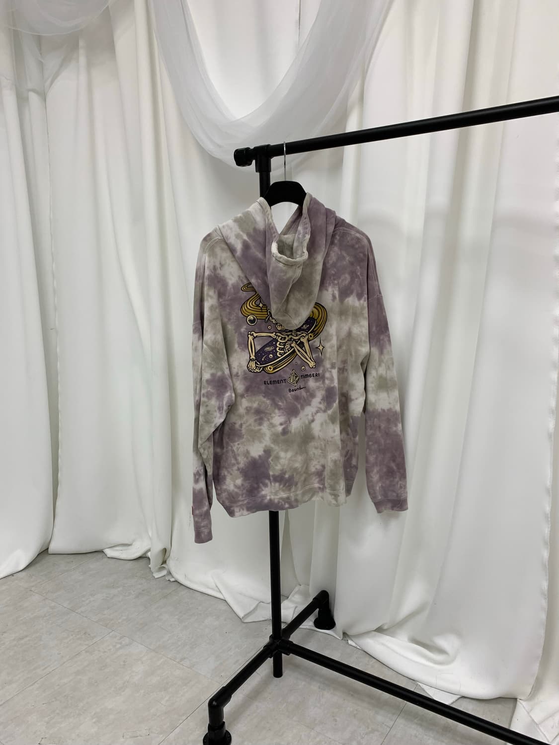 Element 타이다이 해골 프린팅 후드티 상품이미지2