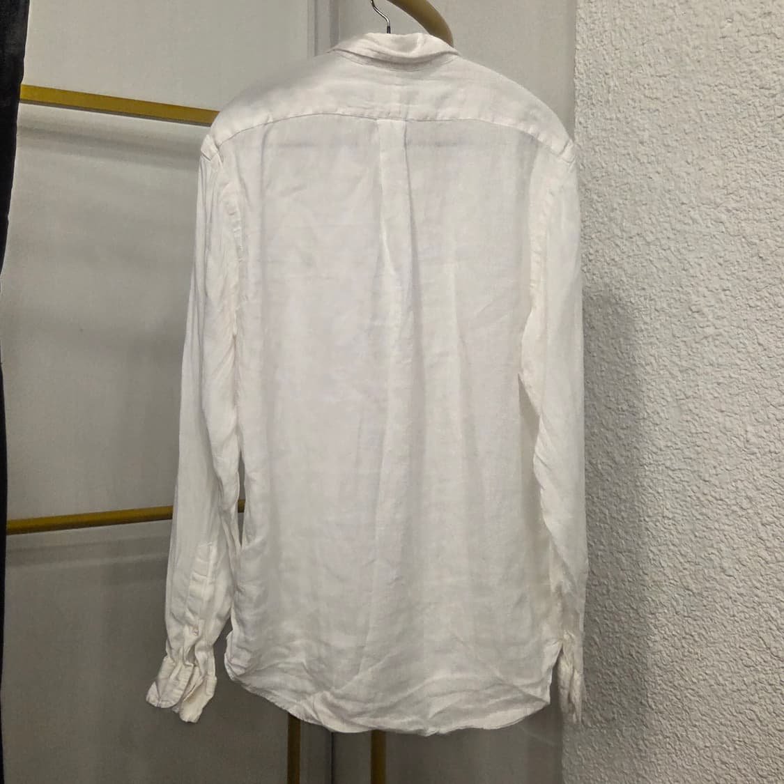 폴로 린넨 셔츠 화이트 클래식핏 m 상품이미지2