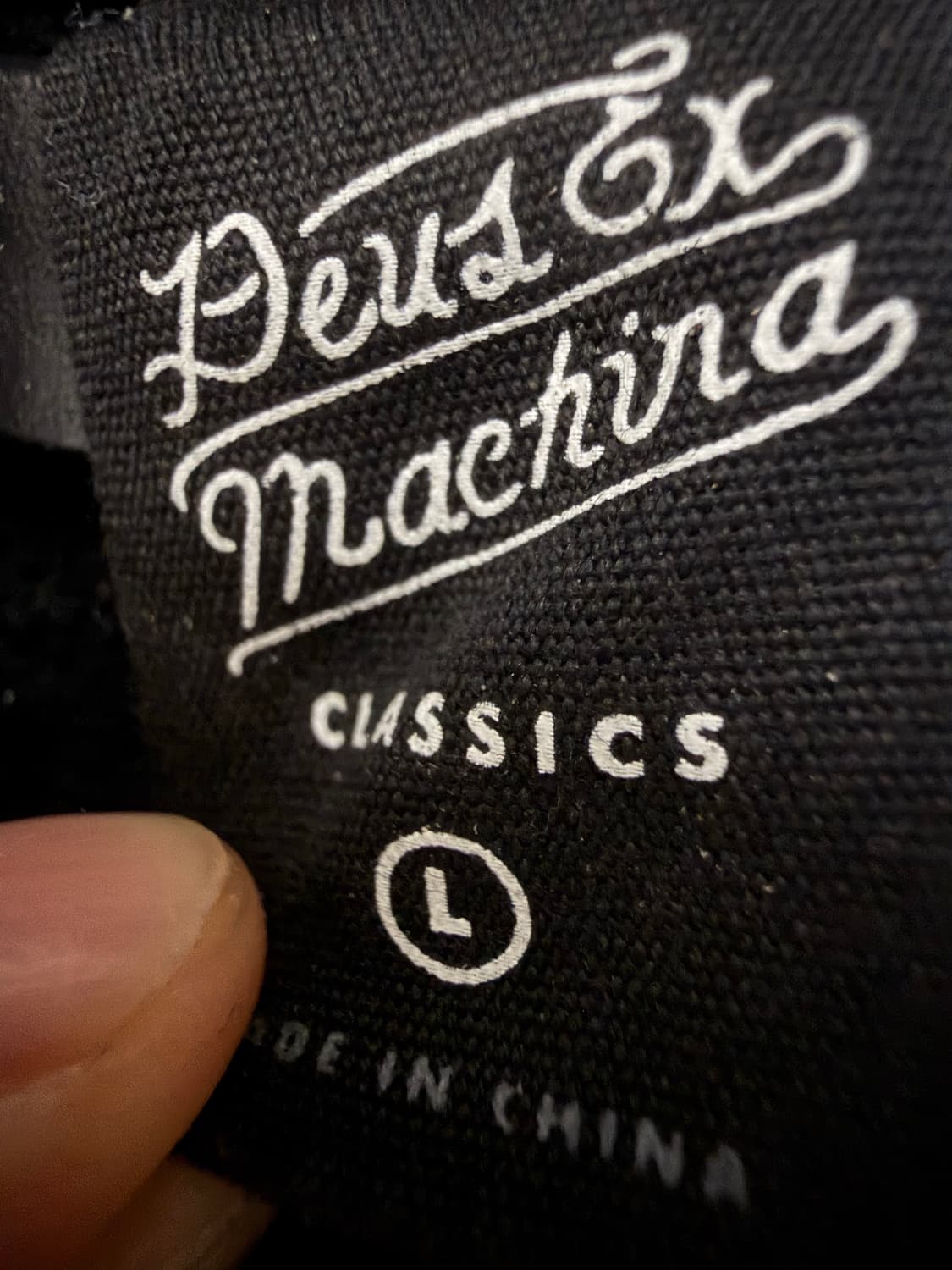 데우스 엑스 마키나 도쿄 후드티 블랙 L 상품이미지4