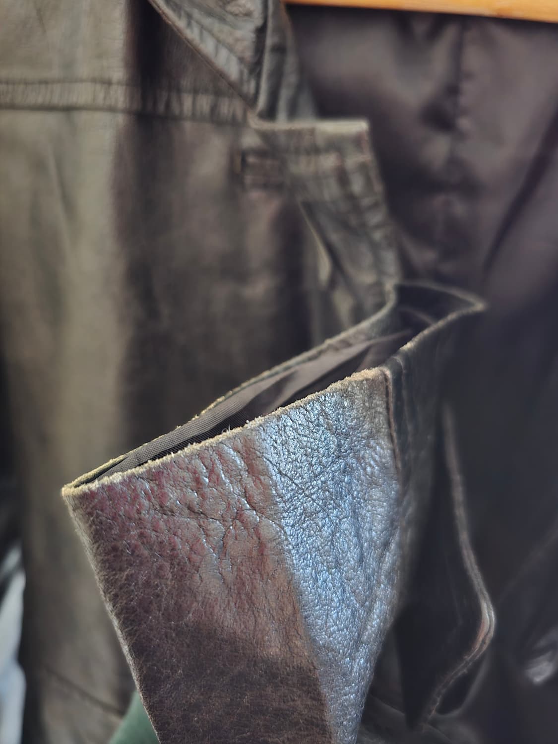 Pigskin Toggle Hood Long Coat 상품이미지4