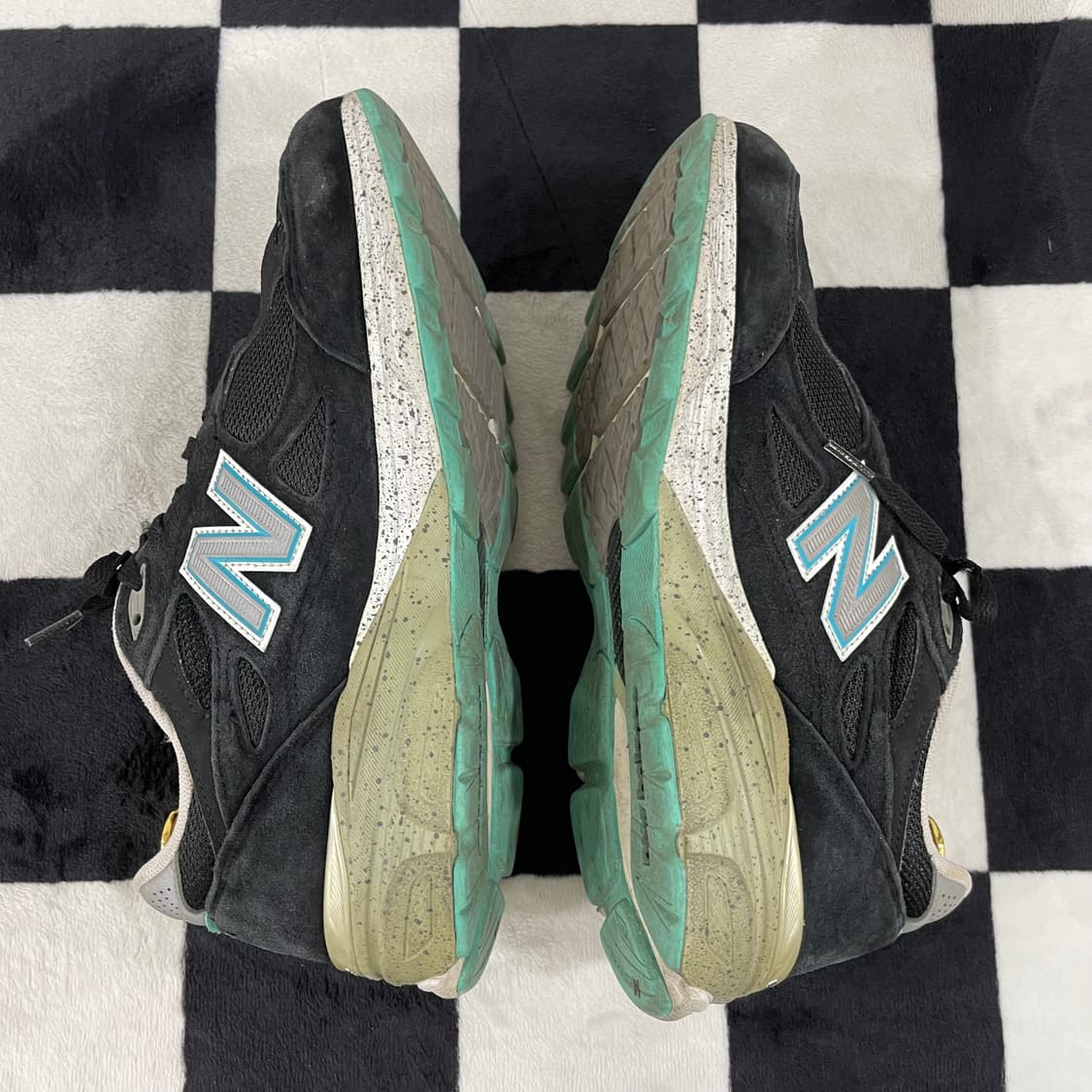 483) 뉴발란스 990v3 메이드 인 USA 블랙 그린 275mm 상품이미지5