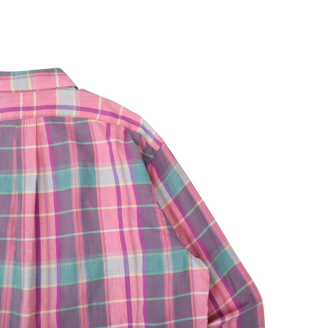 90s 폴로 랄프로렌 BLAIRE 마드라스 체크 셔츠 상품이미지6