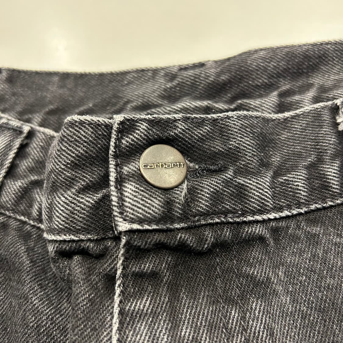 [32] 칼하트 더블니 블랙 워크 팬츠 상품이미지7