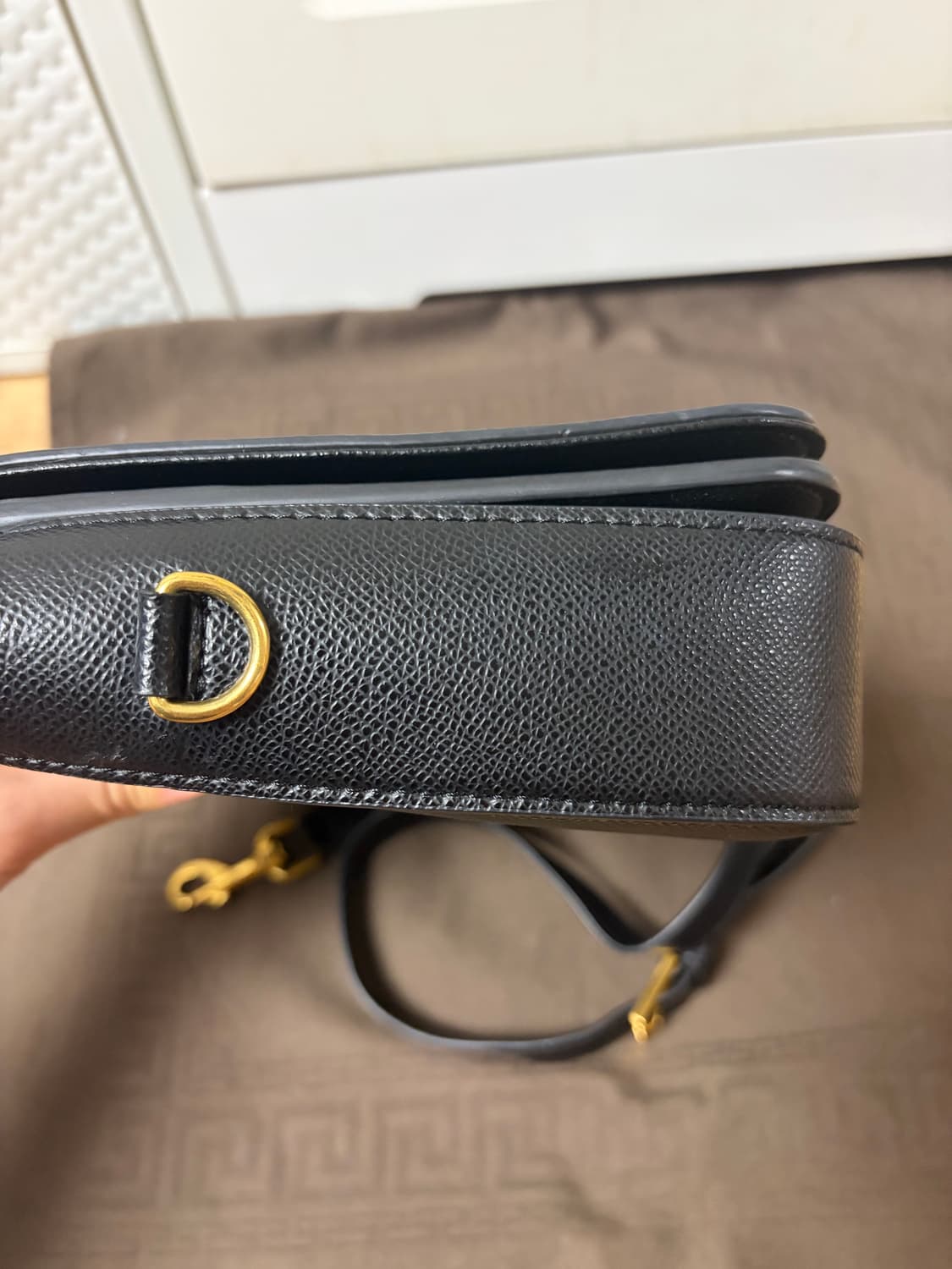 (상태A+급) (단종상품)생로랑 유니버시티백 블랙 금장(선미백,북렛포함) 상품이미지6