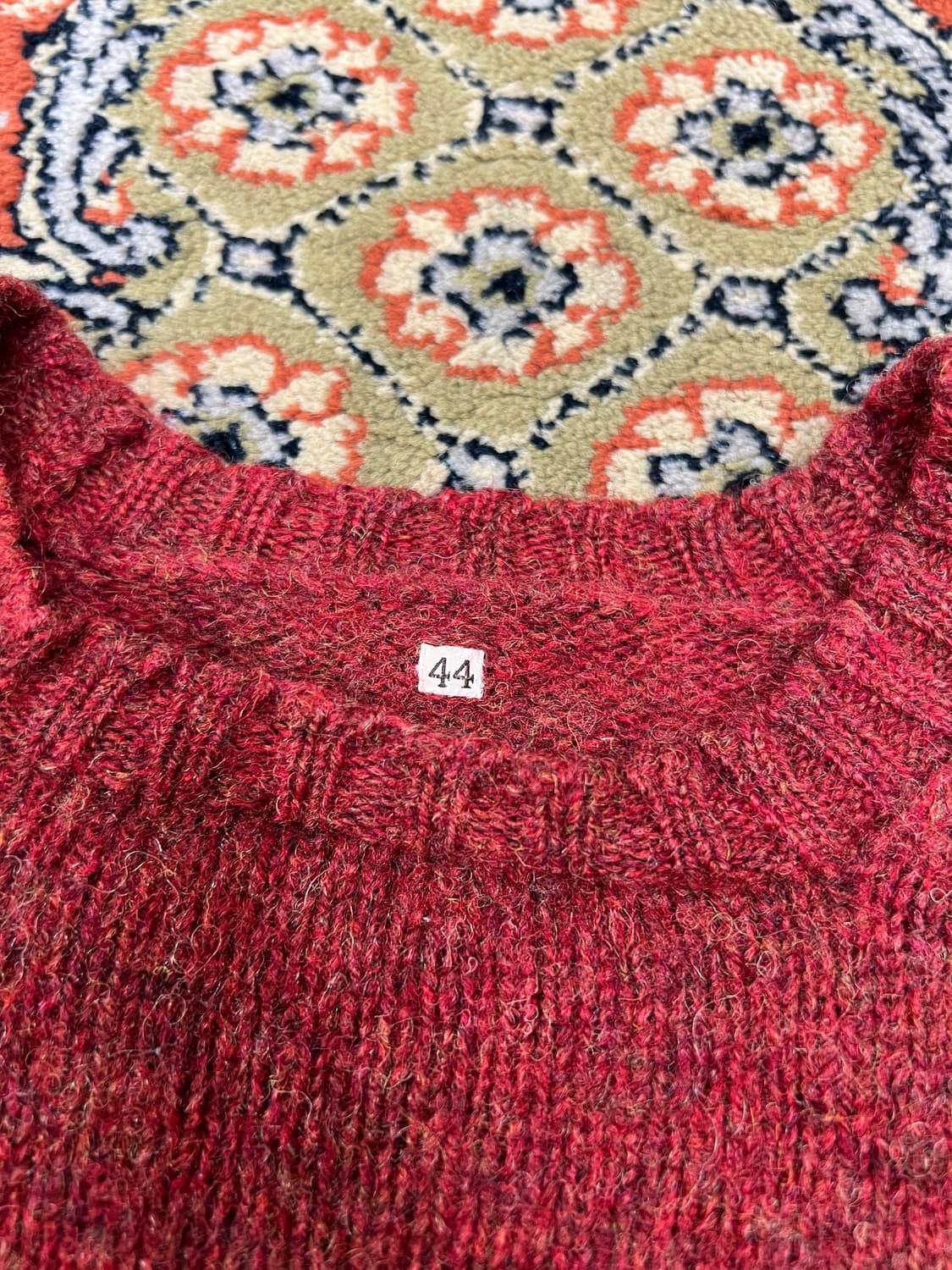 [44] SCOTTISH SHETLAND 레드 니트 상품이미지3