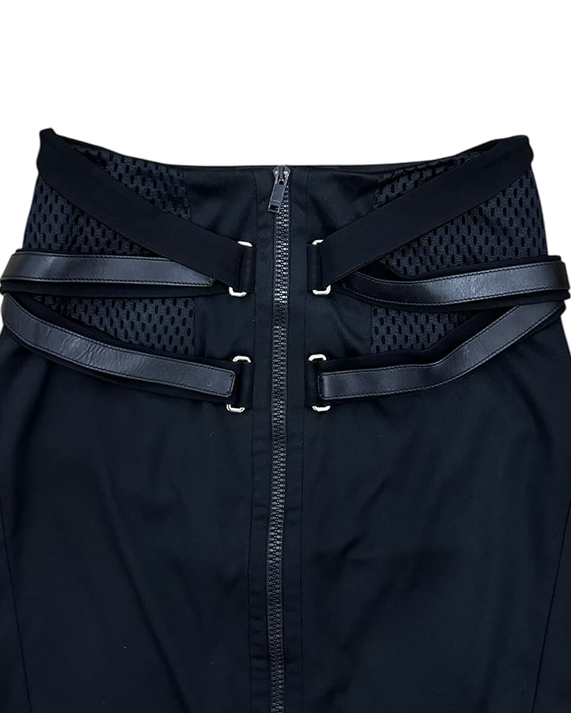 구찌 by 프리다 지아니니 10SS 스트랩 디테일 메쉬 패널 스커트 상품이미지6