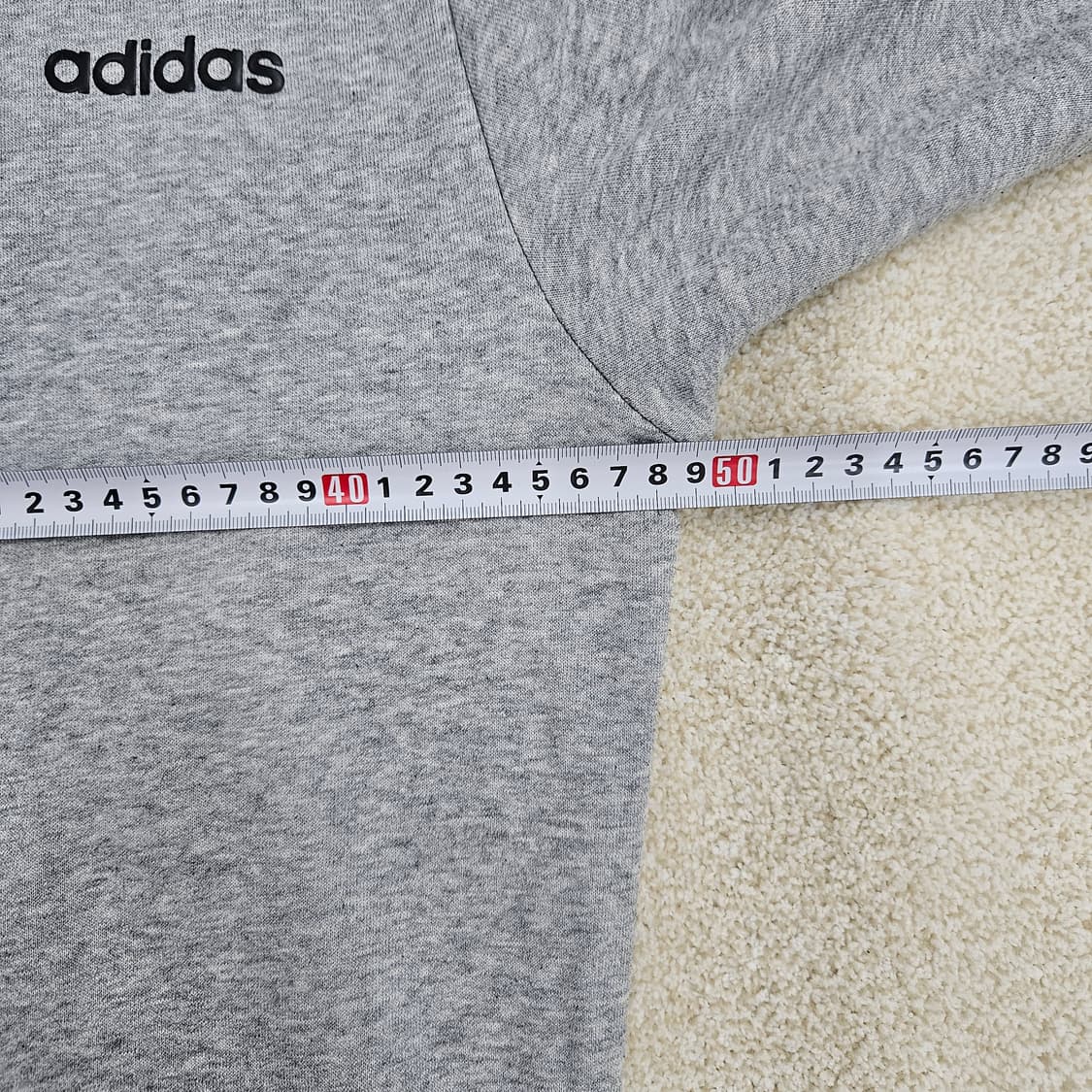 [M] 아디다스 블랙트랙 그레이 맨투맨 티셔츠 1027JM1 상품이미지7