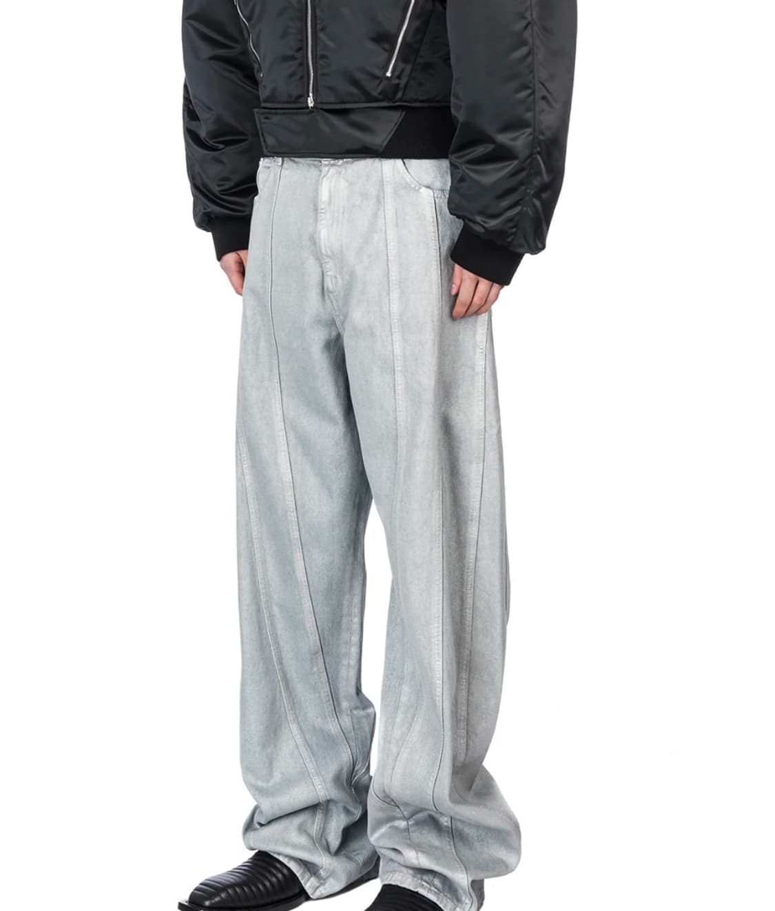 뮈글러 파라슈트 글리터 데님 팬츠 30 상품이미지4