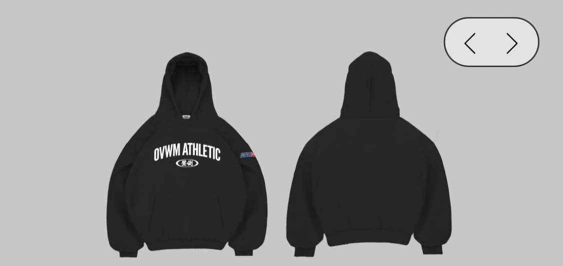 압도 아치로고 후드 미개봉 새상품 상품이미지1