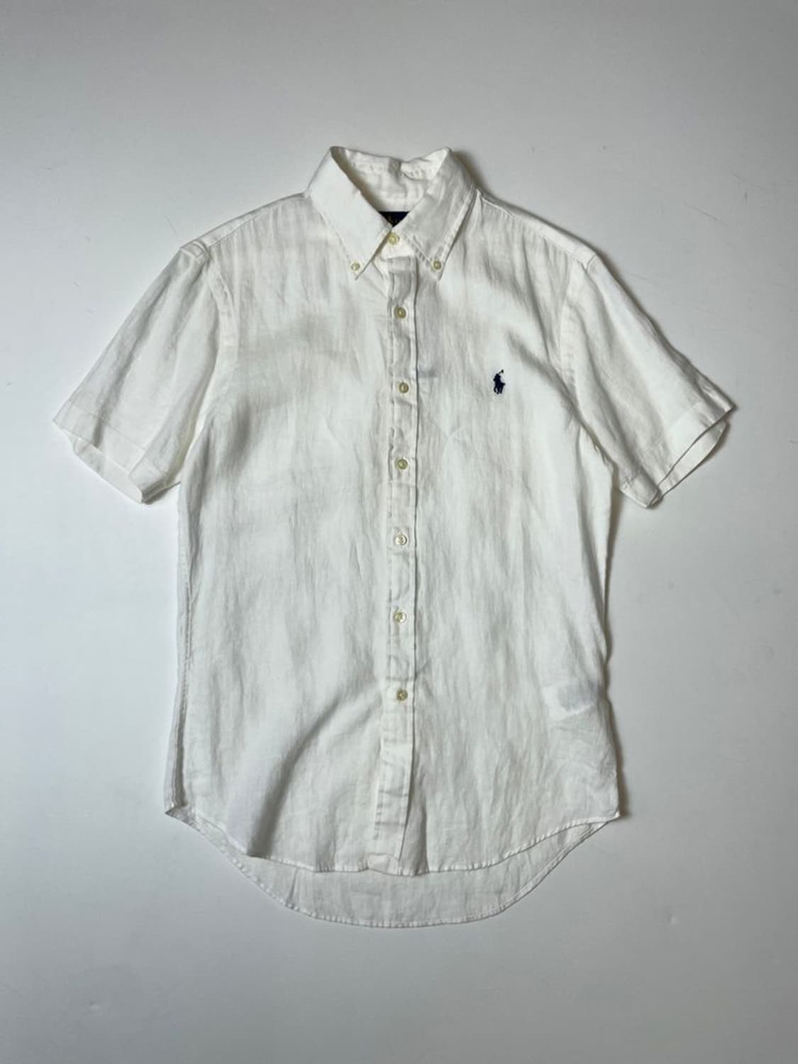 폴로 랄프로렌 슬림핏 포니 린넨 반팔 셔츠 PN9459 상품이미지1