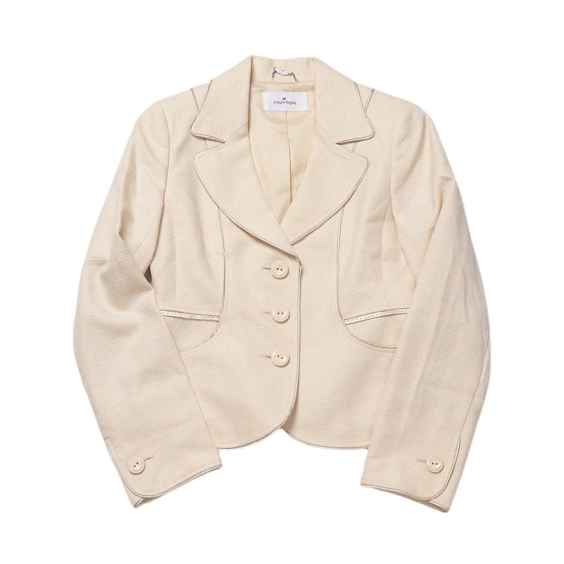 Courreges 3버튼 블레이저자켓 상품이미지1