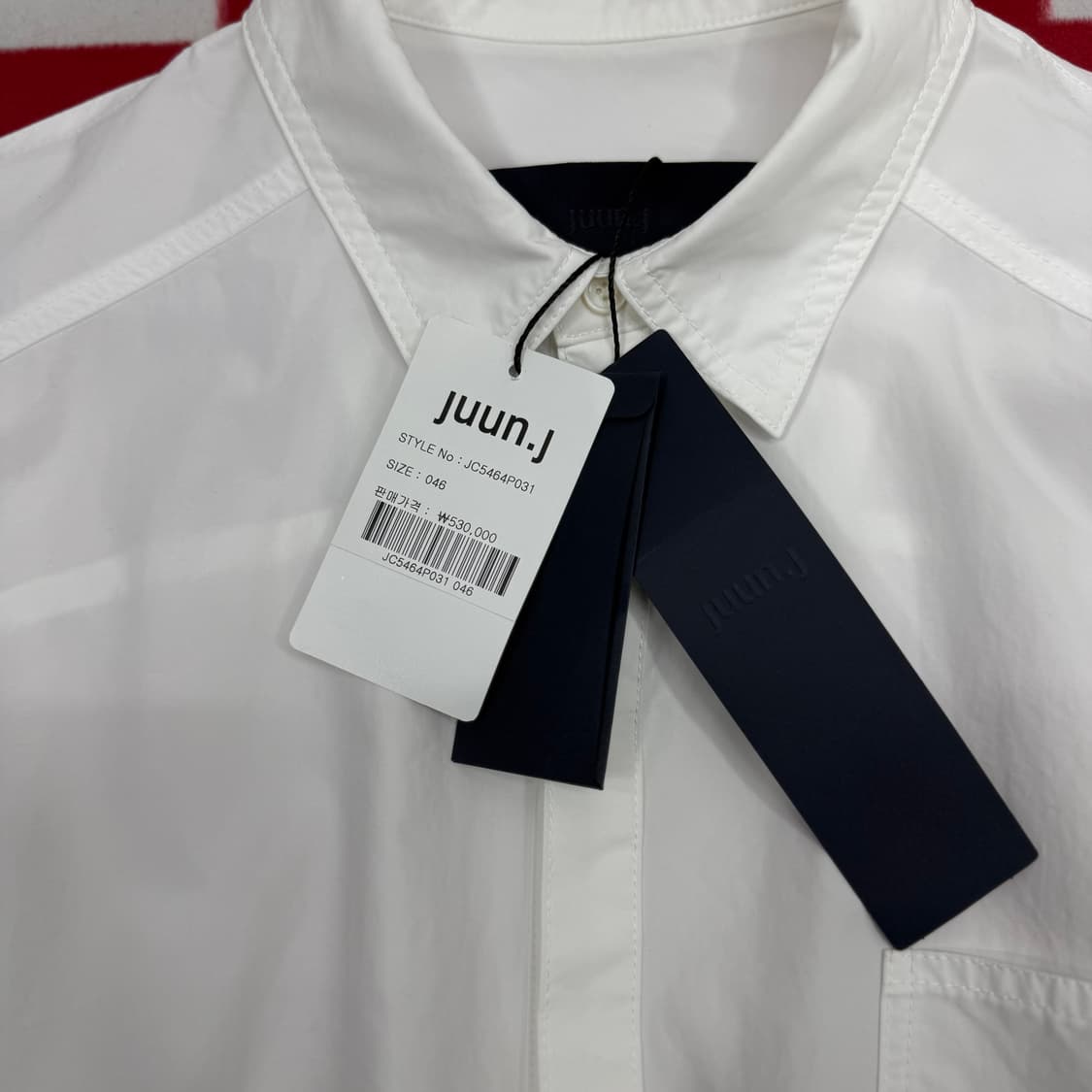 준지 25ss 크리스피 코튼 립 밴드 오버핏 셔츠 46 상품이미지5