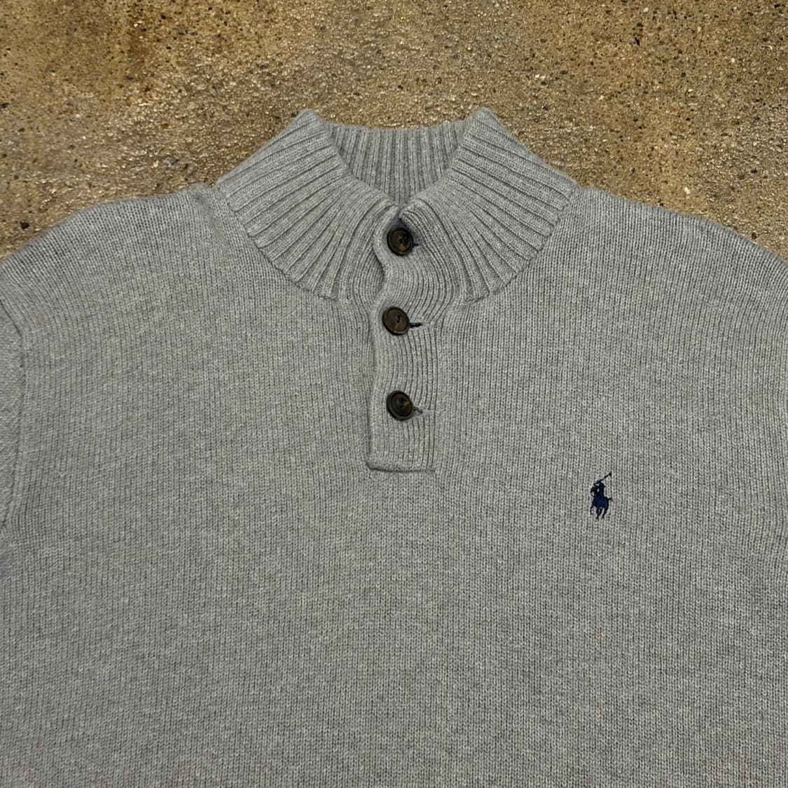 10s 미국 빈티지 폴로랄프로렌 버튼 터틀넥 니트 상품이미지3
