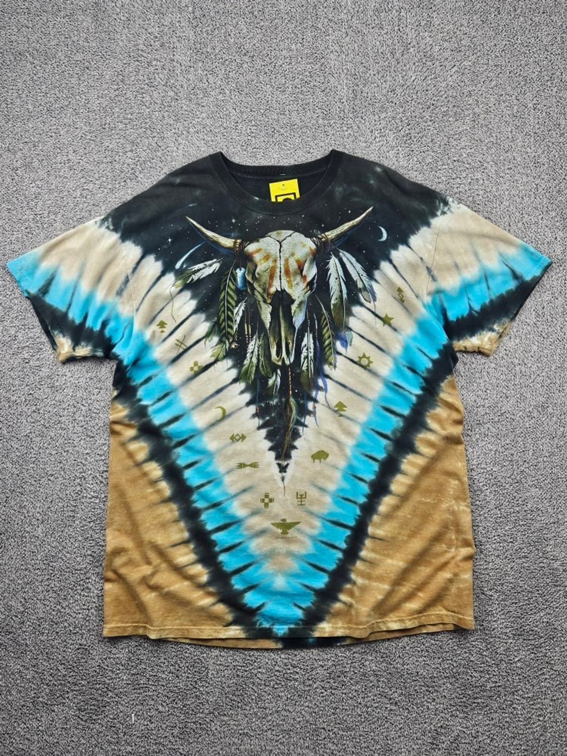 2003 리퀴드블루 빈티지 반팔 티셔츠 바이슨 스컬 (2XL)/11788 상품이미지2