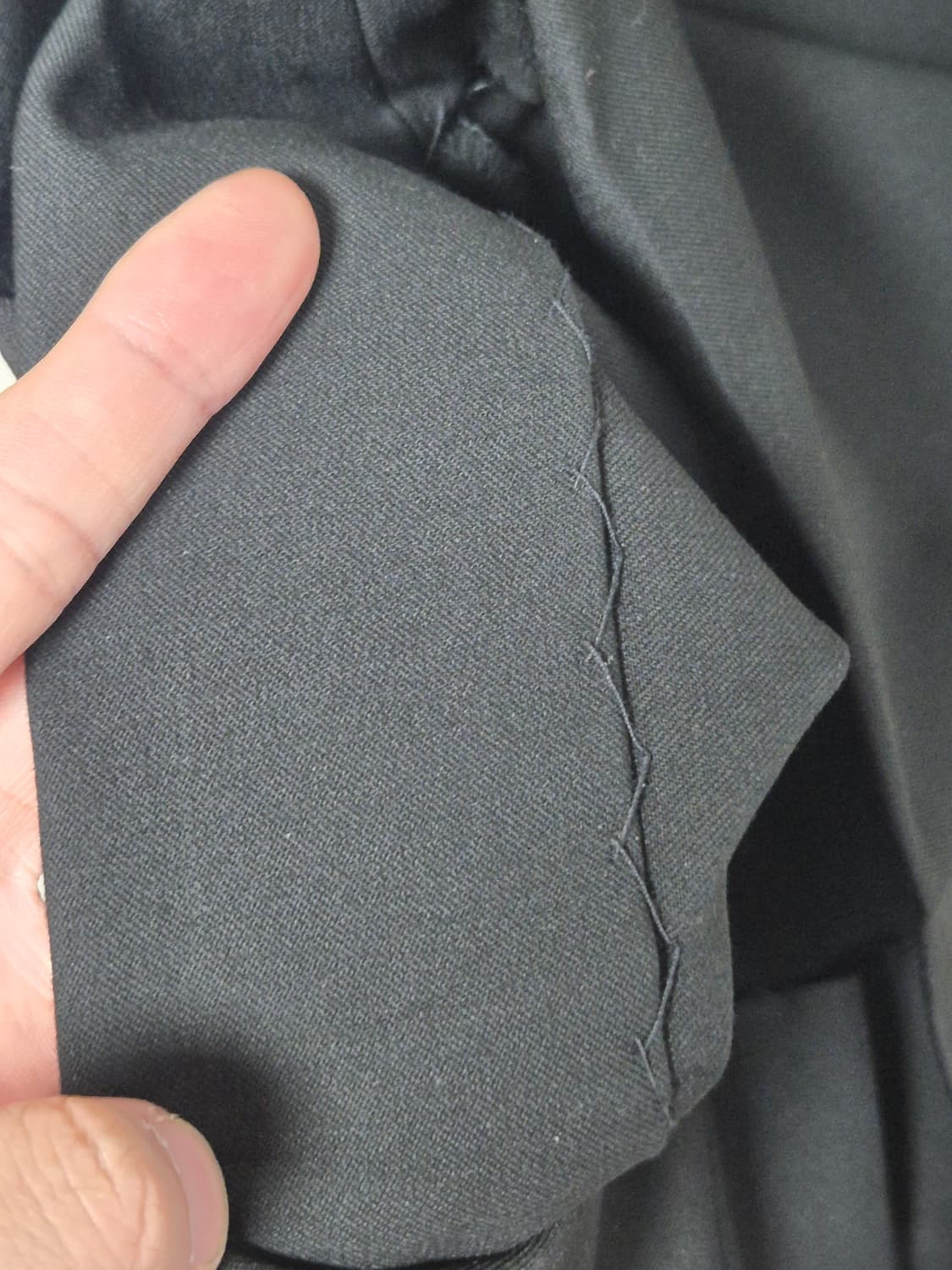 (48)엘무드 잔느 플레어 슬랙스 블랙 상품이미지3