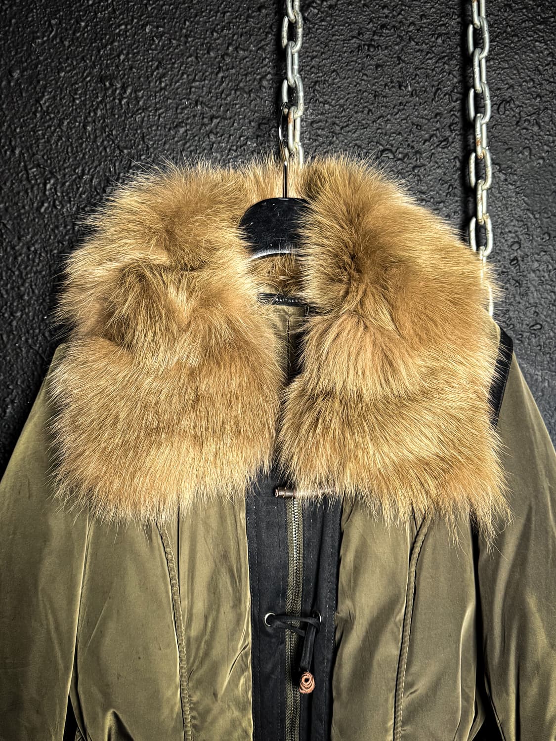 MAITRESSE – Fur Trim Belted Down Parka   상품이미지8