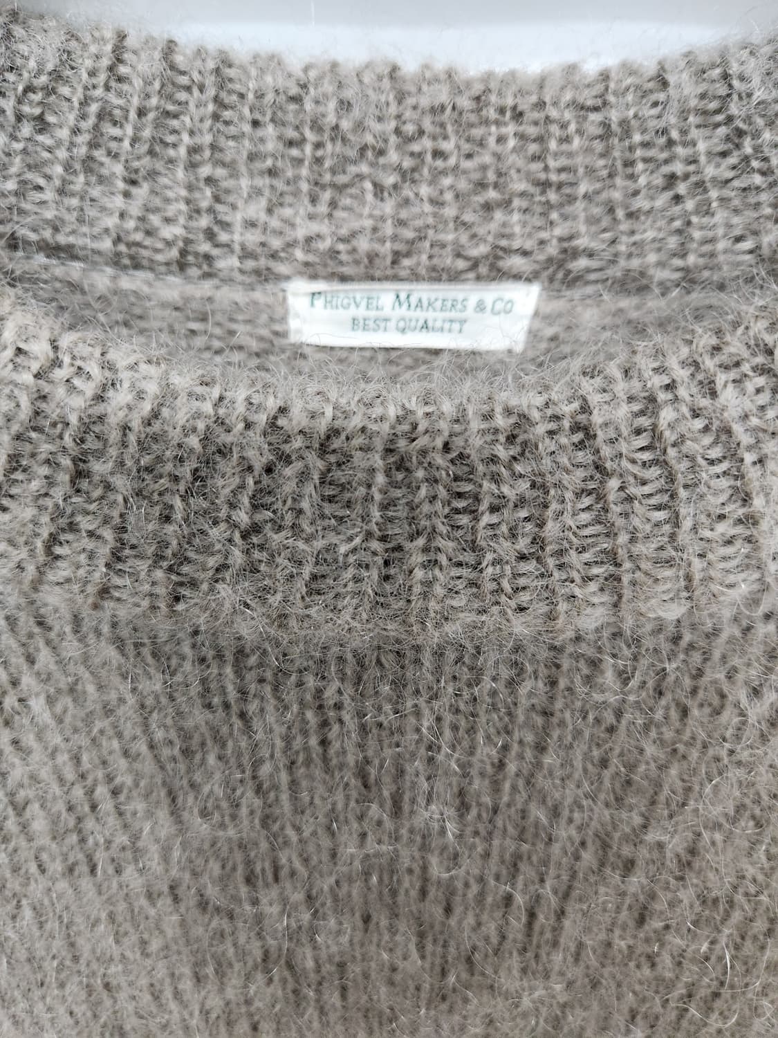 피그벨 모크넥 모헤어 니트3사이즈/L 상품이미지3