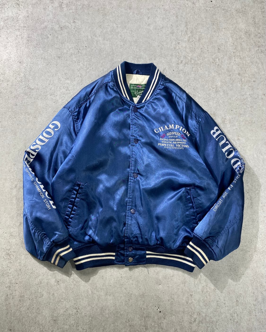 [XL] 90s God Speed 갓 스피드 챔피온 레이싱 나일론 자켓 상품이미지5