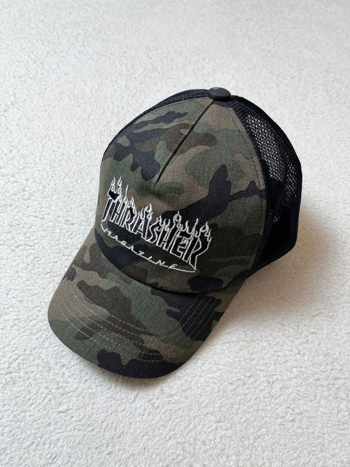 트레셔 25FW 메쉬 코튼 5각 볼캡 카모 A1777 상품이미지1