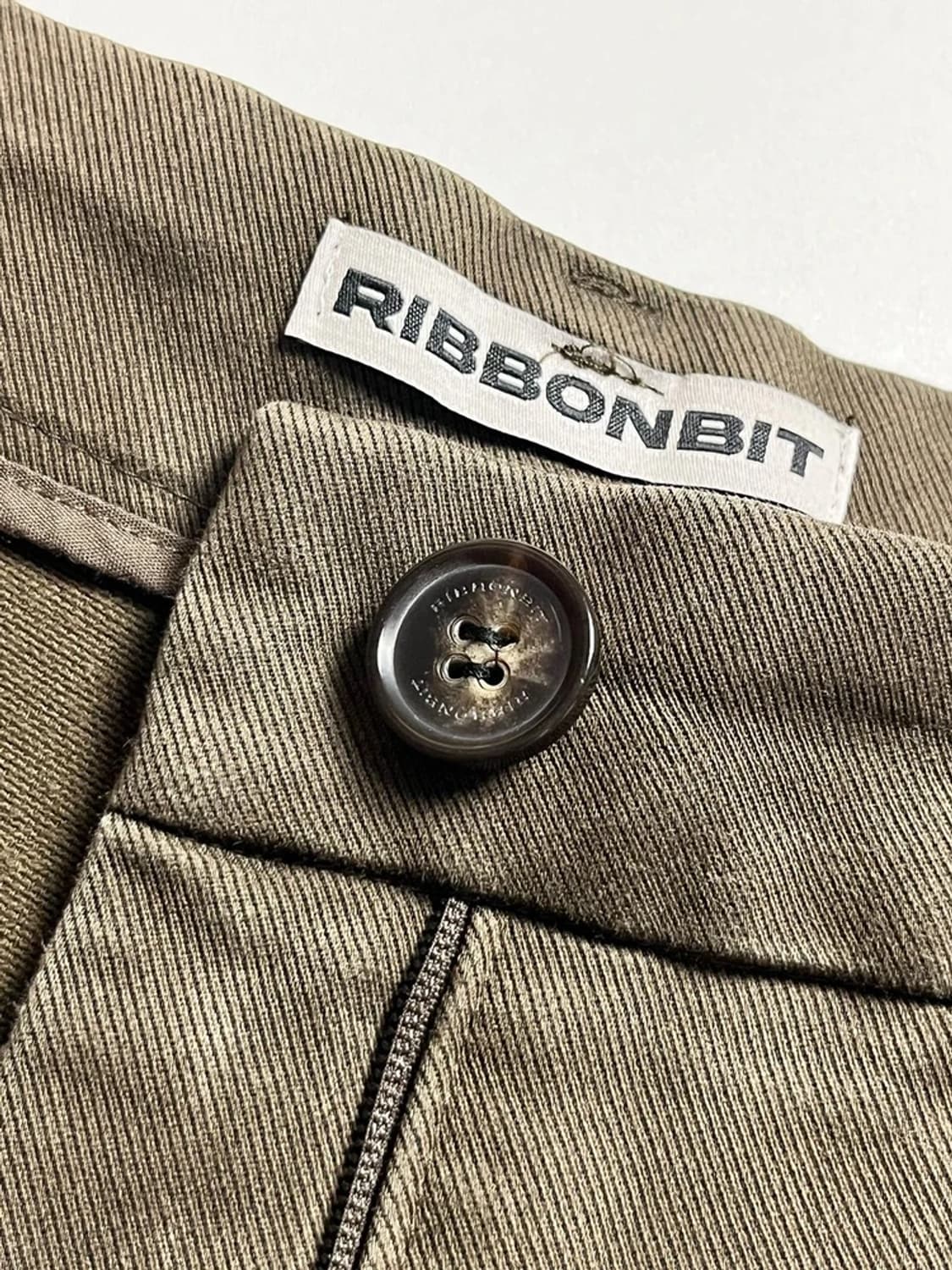리본빛 RIBBONBIT 투턱 테이퍼드핏 팬츠 PN4026 상품이미지5