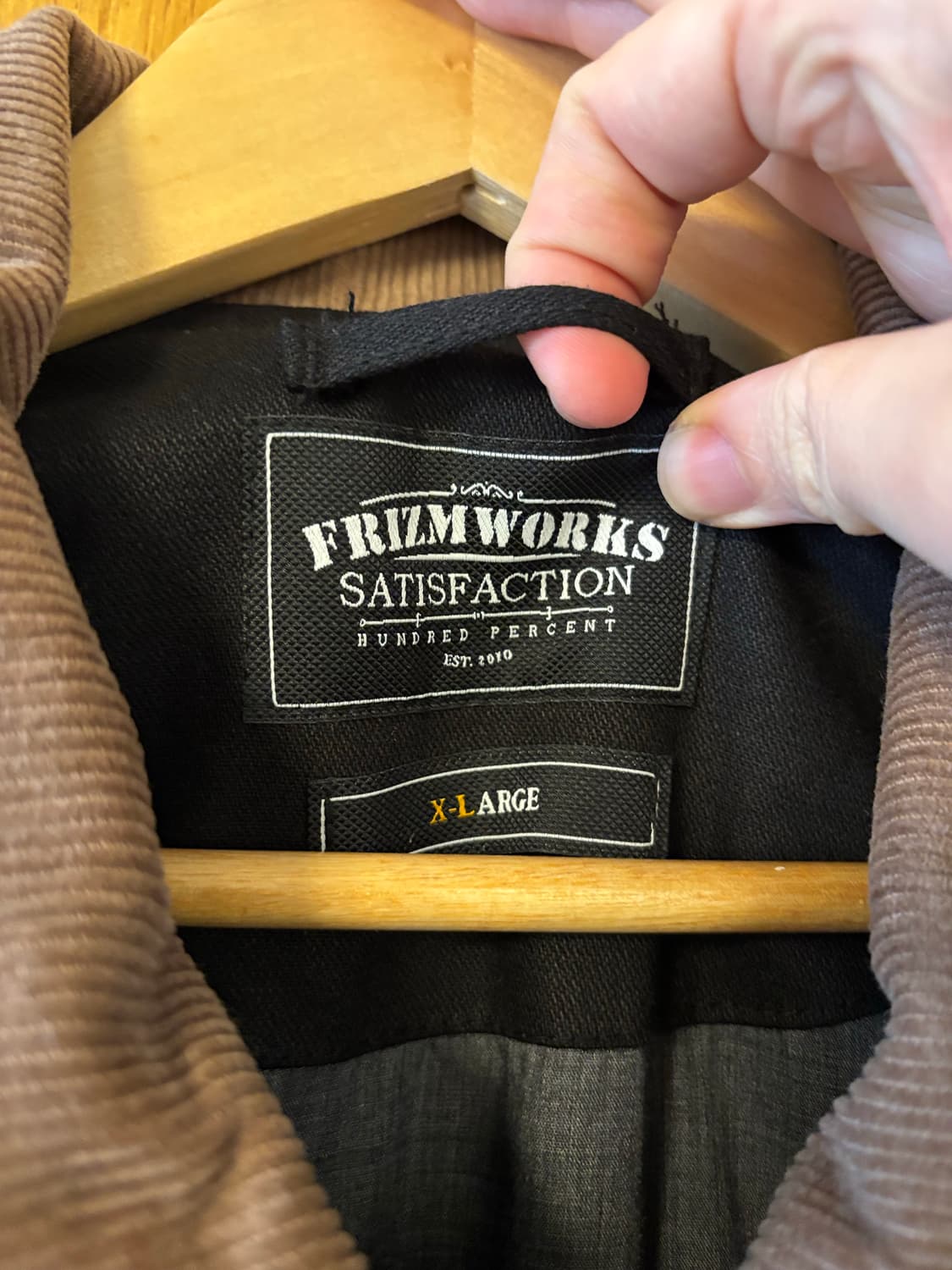 FRIZMWORKS 프리즘웍스 블랙 자켓 XL 상품이미지4