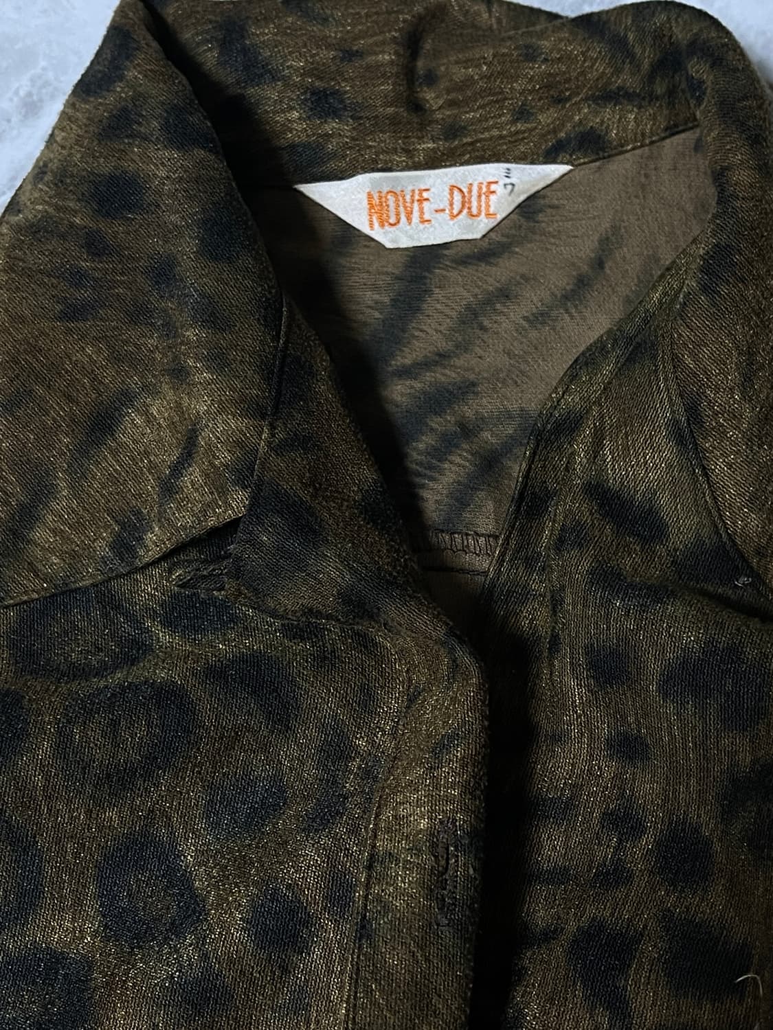 (Japanese vintage)leopard shirts jacket 상품이미지3