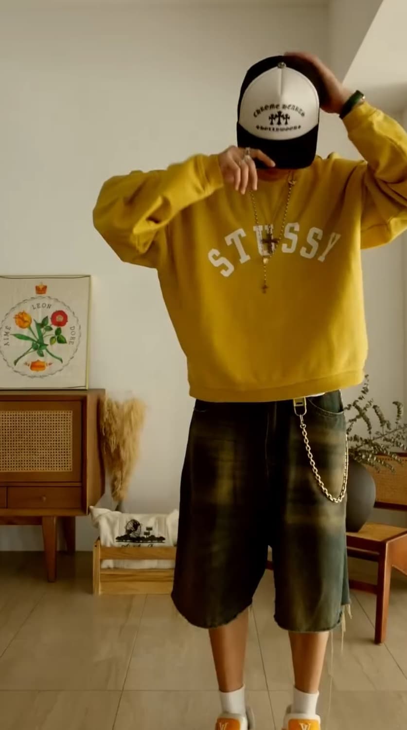 스투시 Stussy 맨투맨 Navy 네이비 상품이미지1