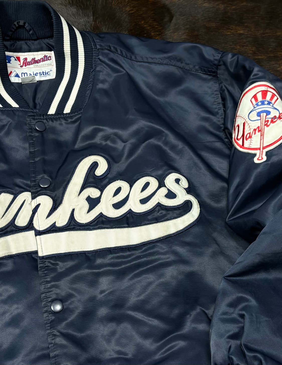 올드스쿨 근본 양키즈 봄버마제스틱 XXL  상품이미지5