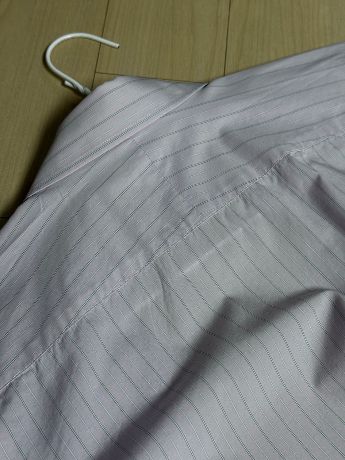 AURALEE SUVIN HIGH COUNT STRIPE SHIRT 상품이미지2