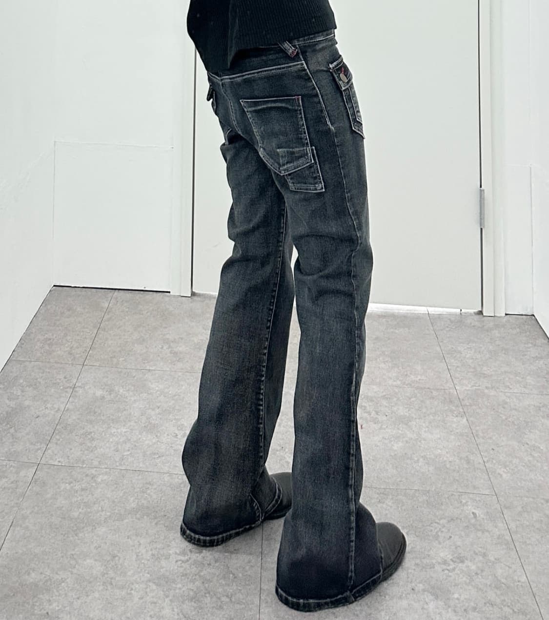 JPN boots cut pocket detail denim pants 상품이미지5