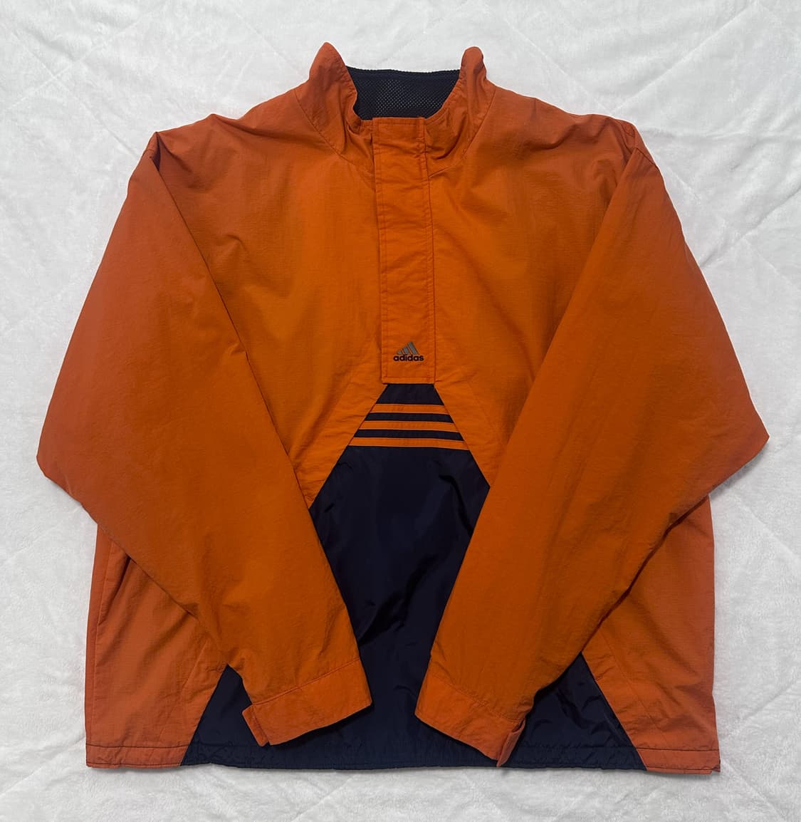 아디다스 오렌지/네이비 바람막이 아노락 상품이미지1