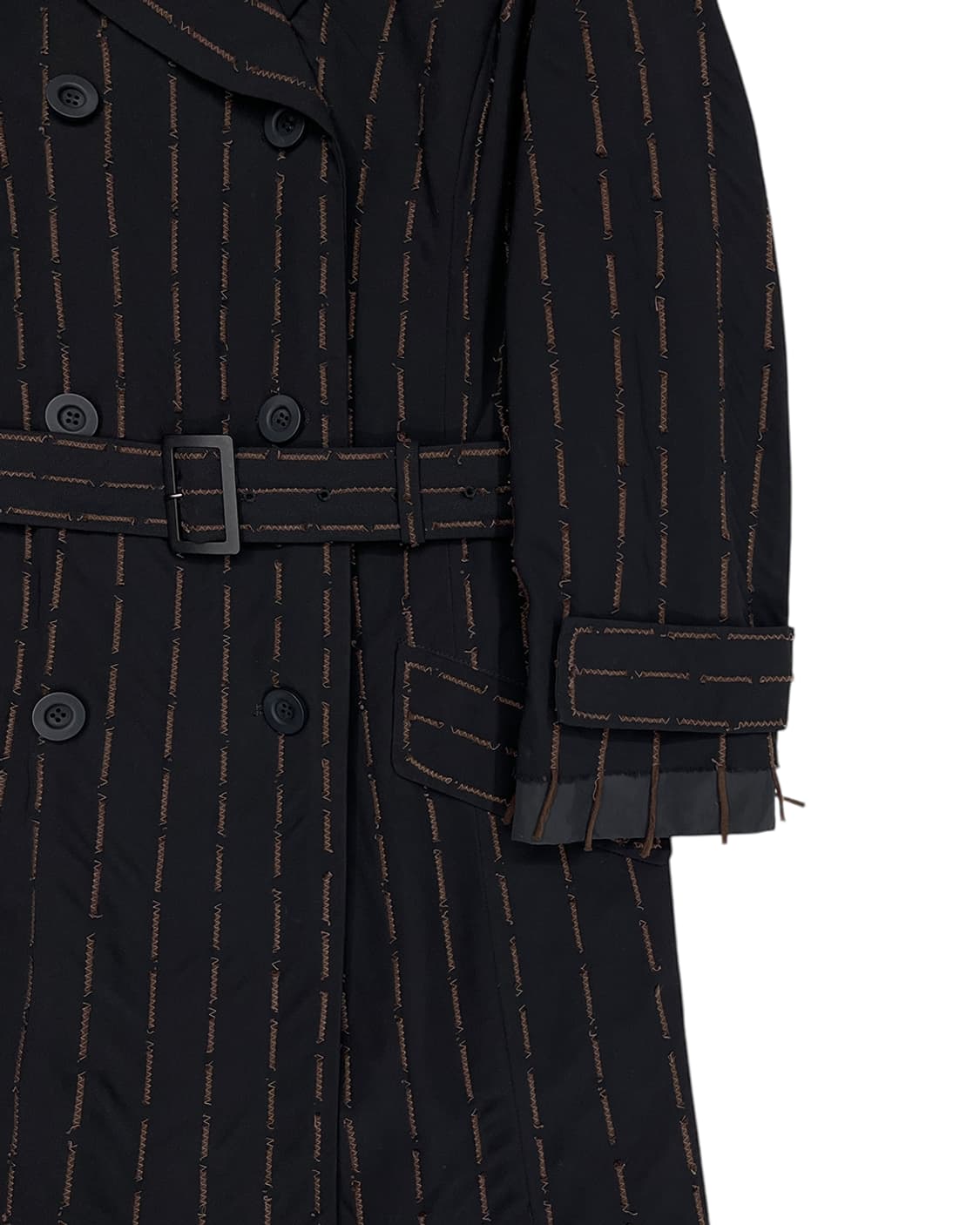 요시키 히시누마 디컨스트럭티드 스티치 트렌치 코트 상품이미지7