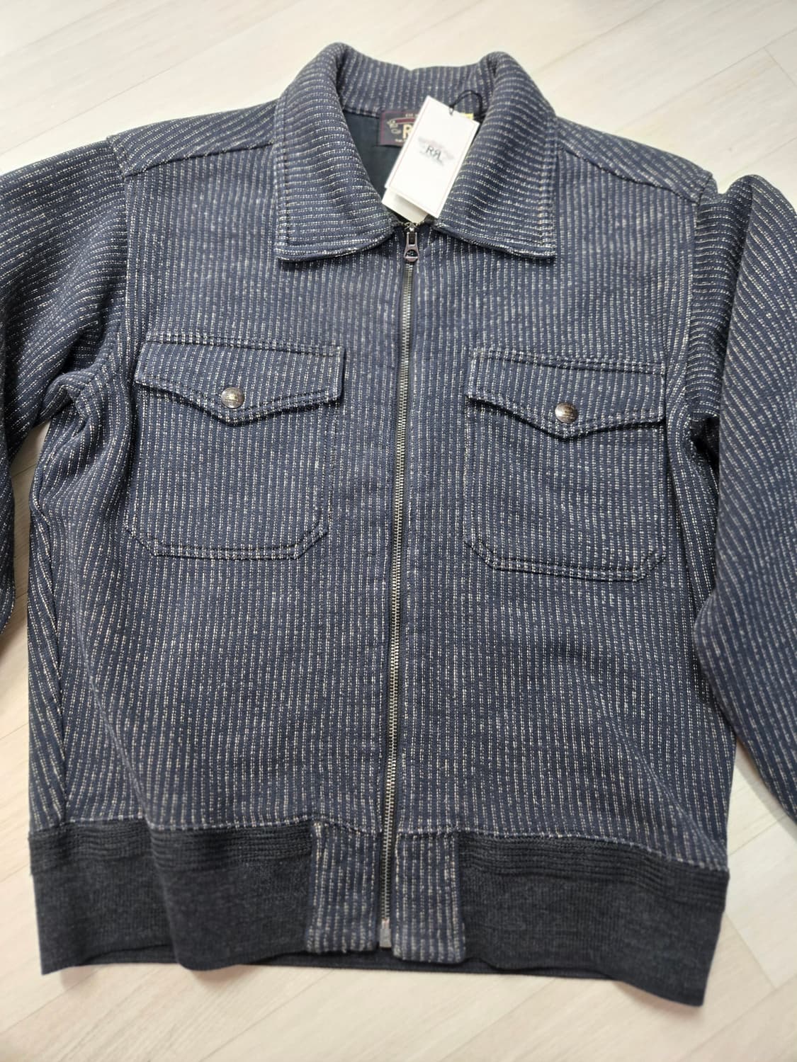 RRL 더블알엘 INDOGO 스트라이프 집업자켓 상품이미지1