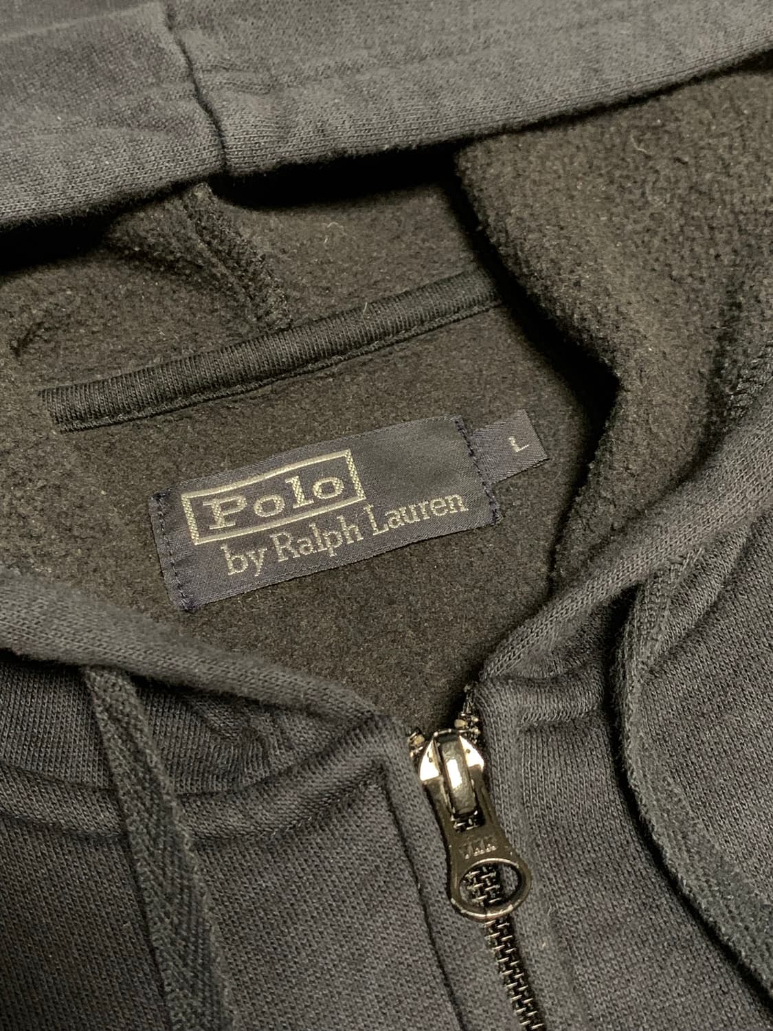 폴로 빅포니 후드집업 블랙 상품이미지5