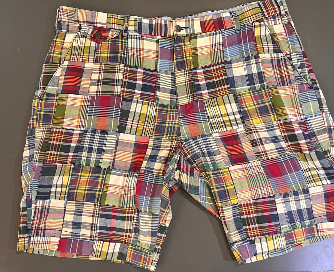 폴로 랄프로렌 패치워크 마드라스 쇼츠 상품이미지4