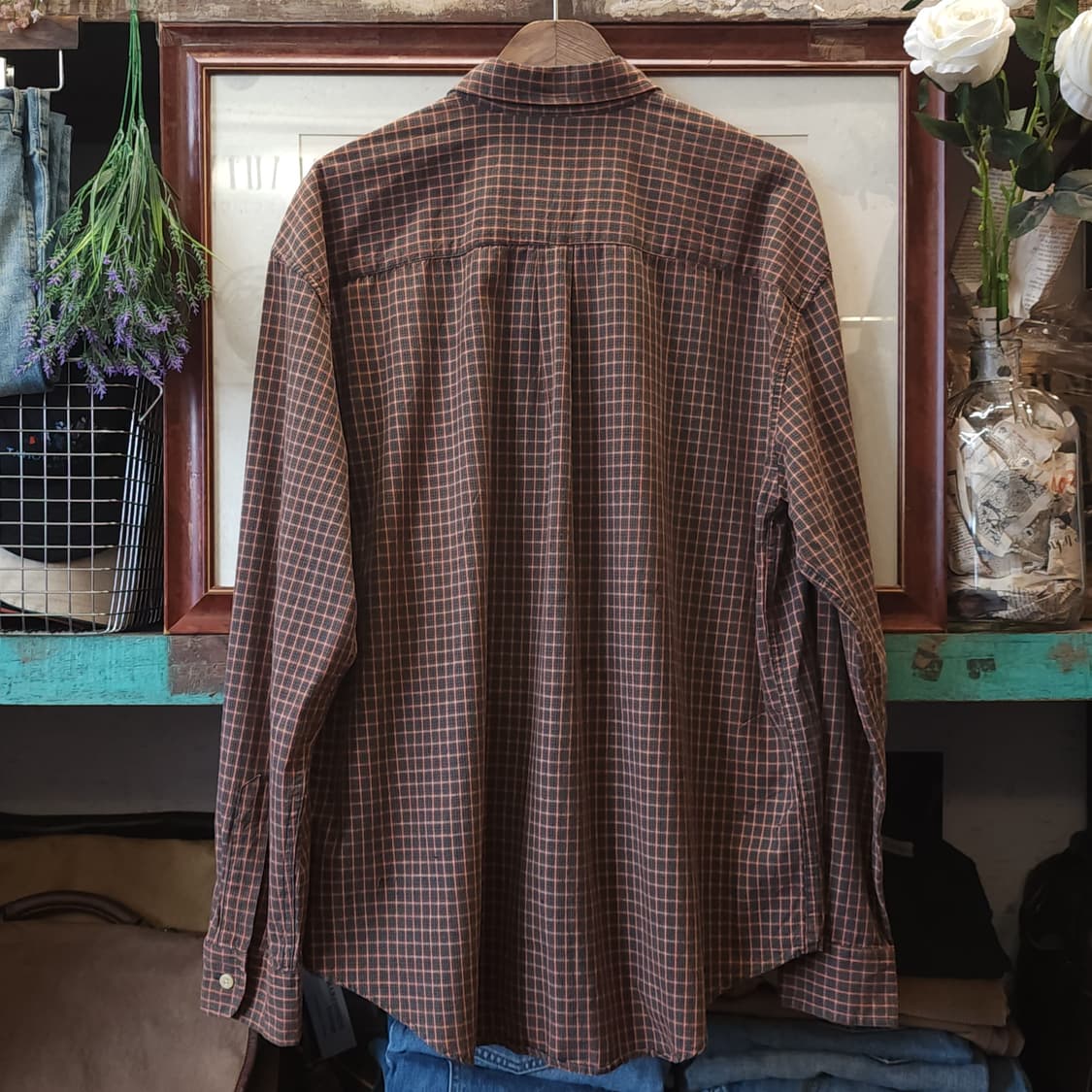 90s 아베크롬비 체크셔츠 빈티지 플란넬 체크셔츠 M 상품이미지3
