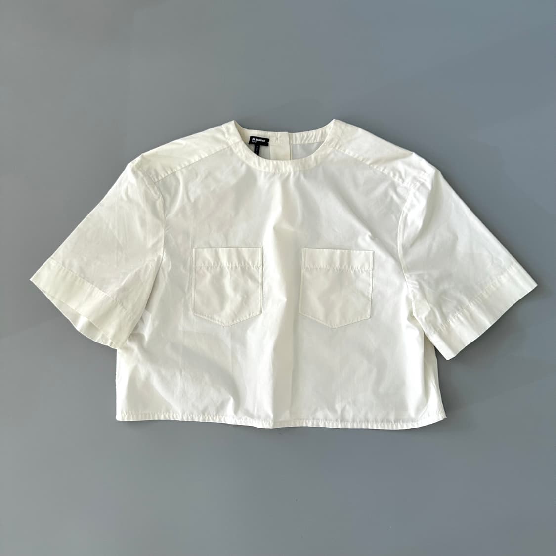 질샌더 jil sander navy 포켓 반팔 블라우스 상품이미지1