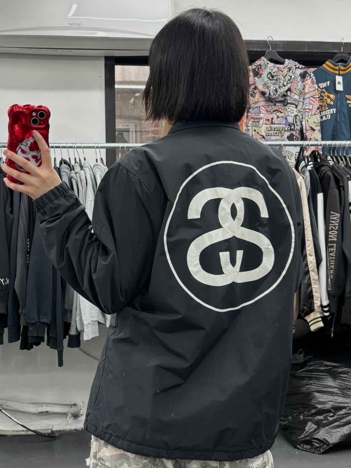 스투시 더블링크 퀄팅 코치자켓 상품이미지1