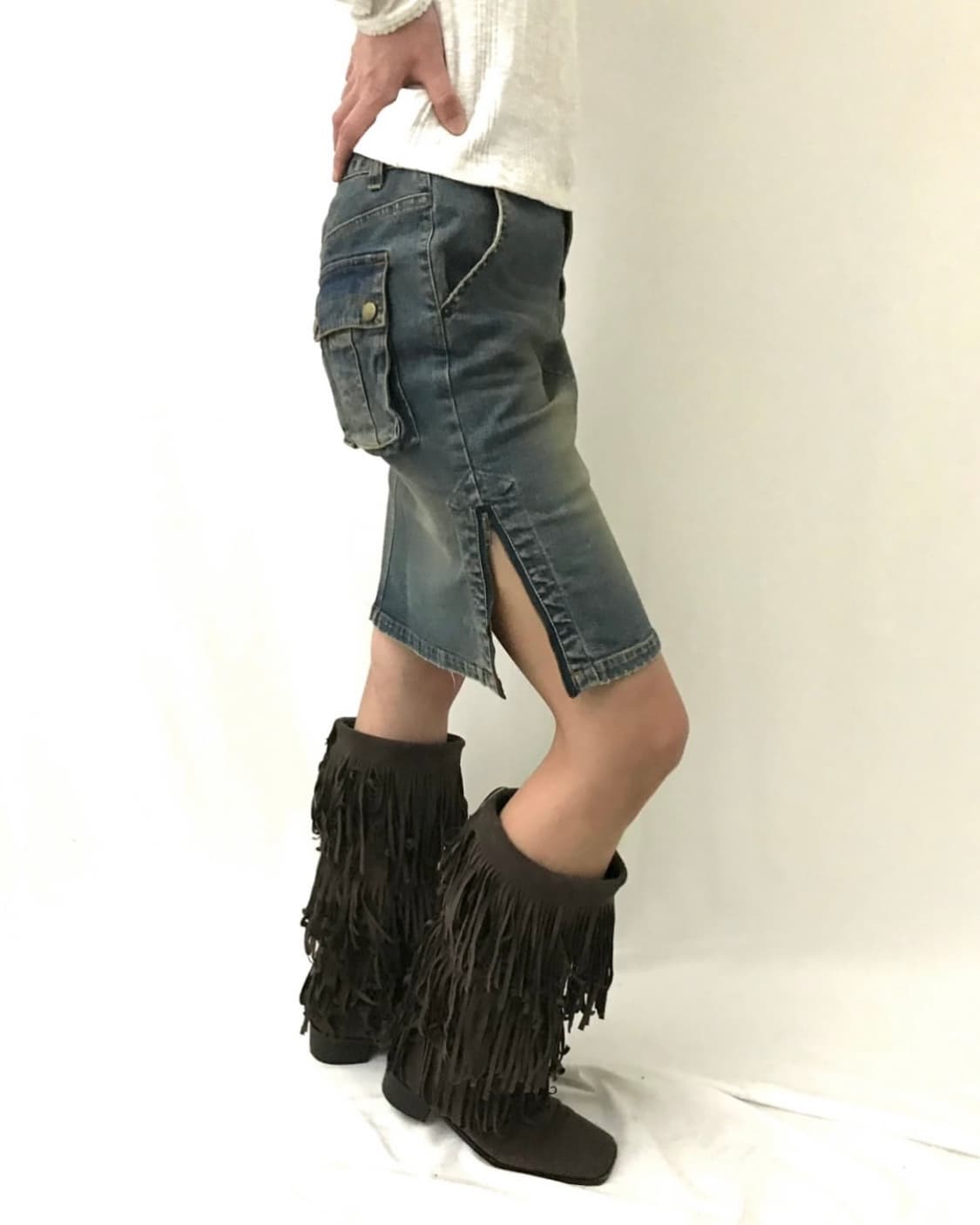 vintage denim sk 상품이미지1