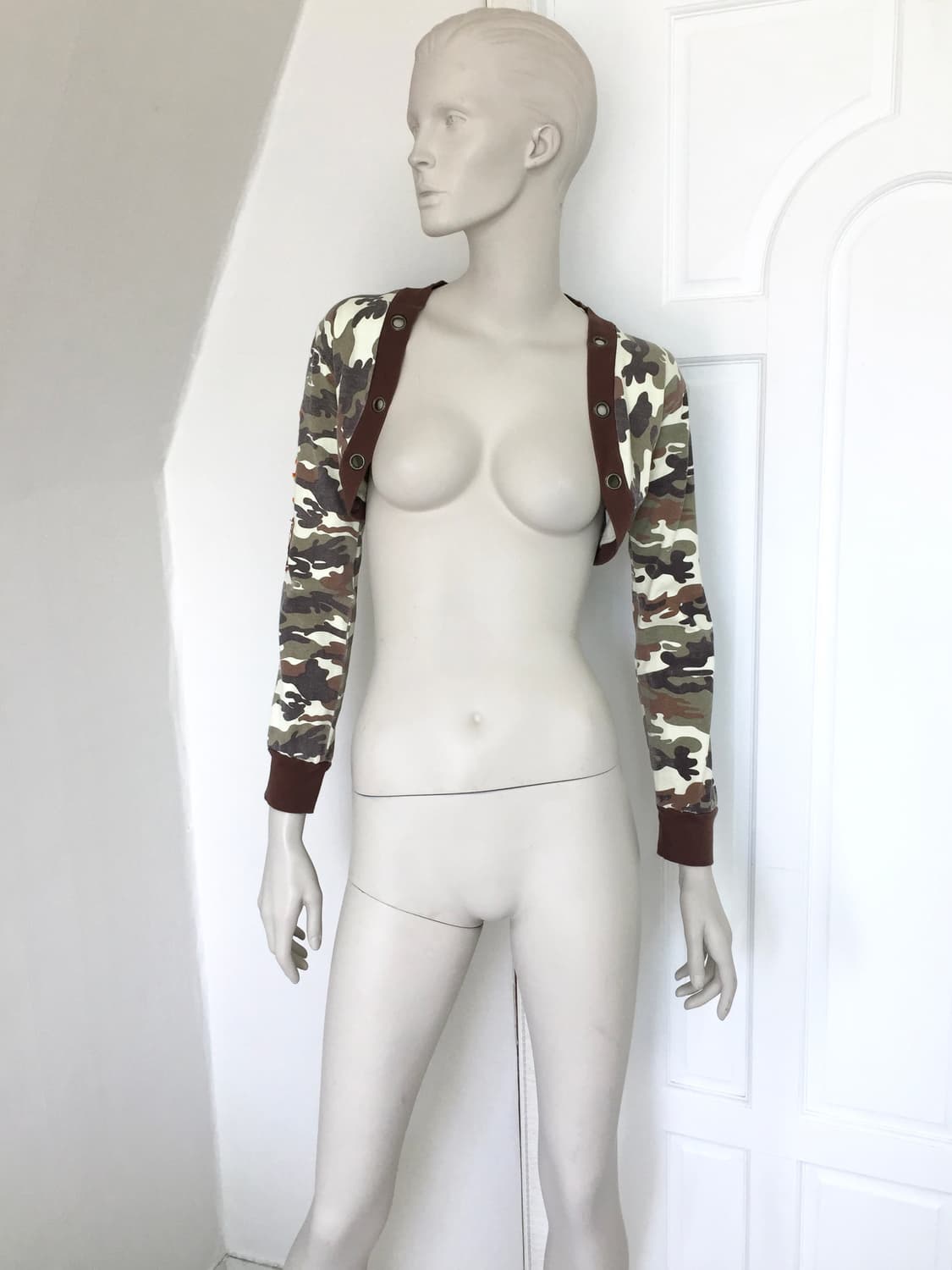 Patch Detail Camouflage Bolero 상품이미지5