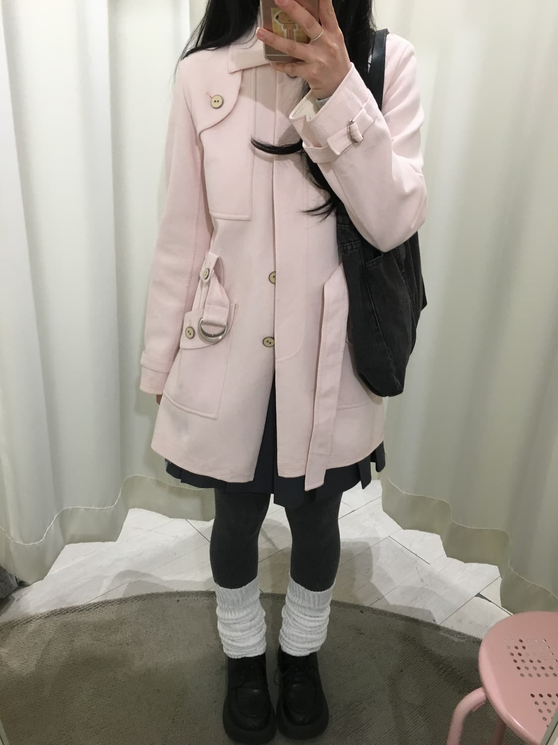 프레피 미니 플리츠 스커트 상품이미지5