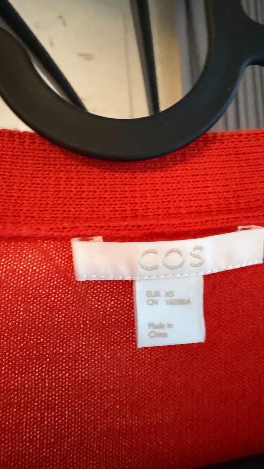 cos 가디건 주홍 xs 상품이미지2