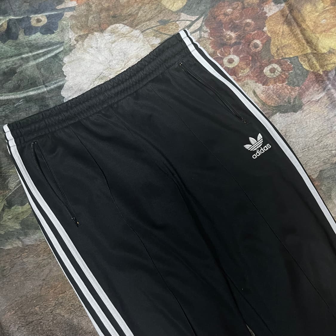 아디다스 빈티지 유로파 밴딩 블랙 삼선트랙팬츠 XXL 상품이미지2