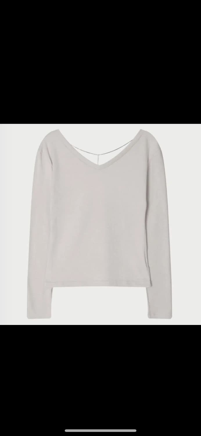 유솝 yousoap 르 벨라 티셔츠 그레이블루 상품이미지1