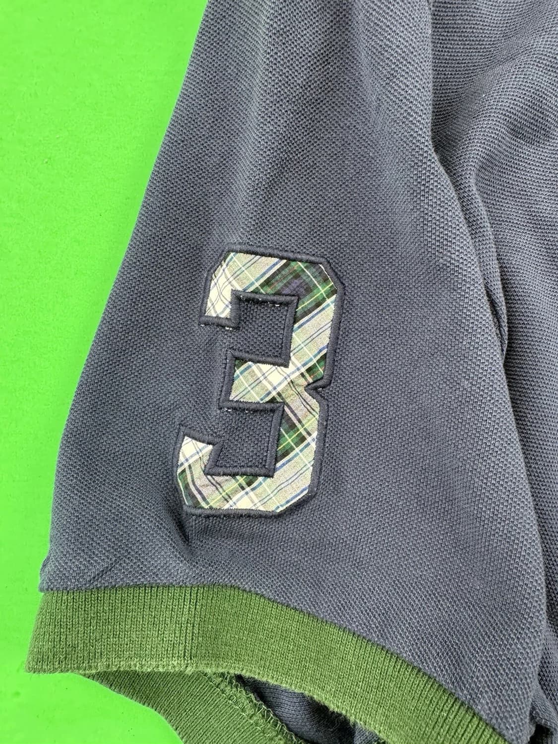 폴로 랄프로렌 빅포니 반팔 카라 티셔츠 네이비 그린 상품이미지3